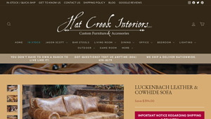 Luckenbach - Leather & Cowhide Sofa