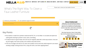 Hellamaid - Faux Leather Care Guide