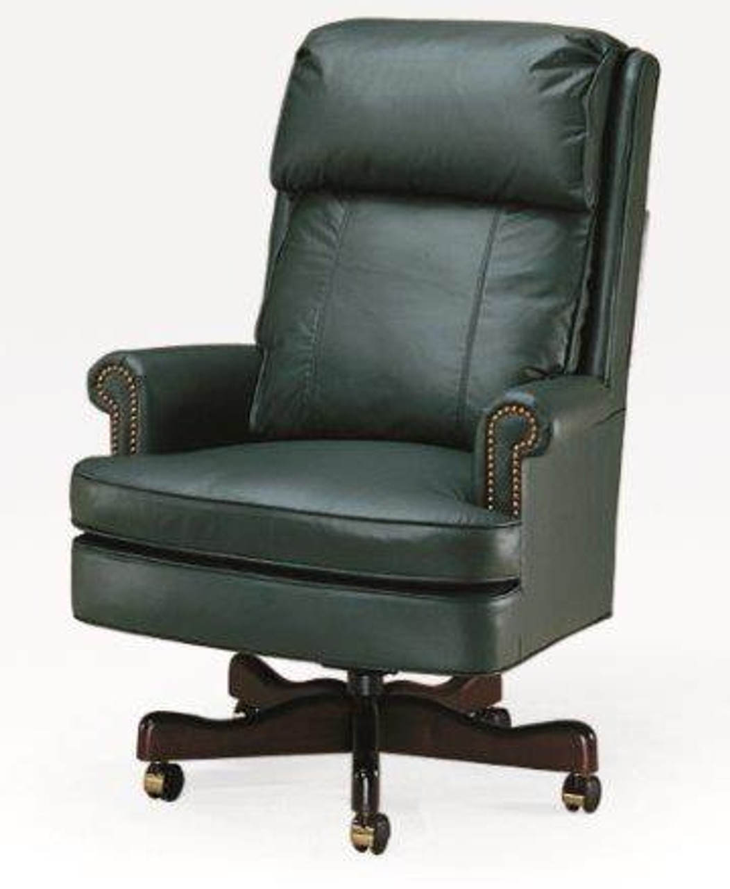 An application scenario or product detail of hickory leather company chair - Image 2