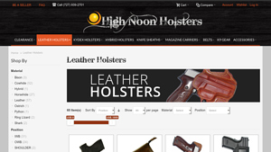 High Noon Holsters - Premium Leather Holsters
