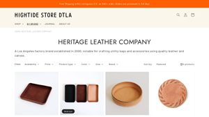 Hightide Store - Leather Tray Collection