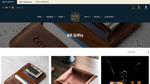 Holtz Leather - Personalized Bifold Wallet