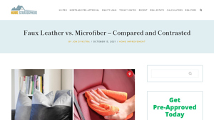 Faux Leather vs. Microfiber - Key Comparison