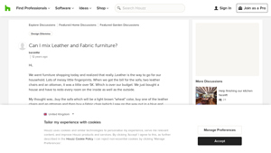 Houzz - Light Brown Sofa & Stylish Seating