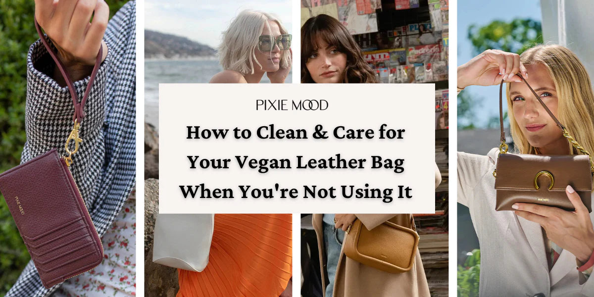 An application scenario or product detail of how to care for vegan leather - Image 4