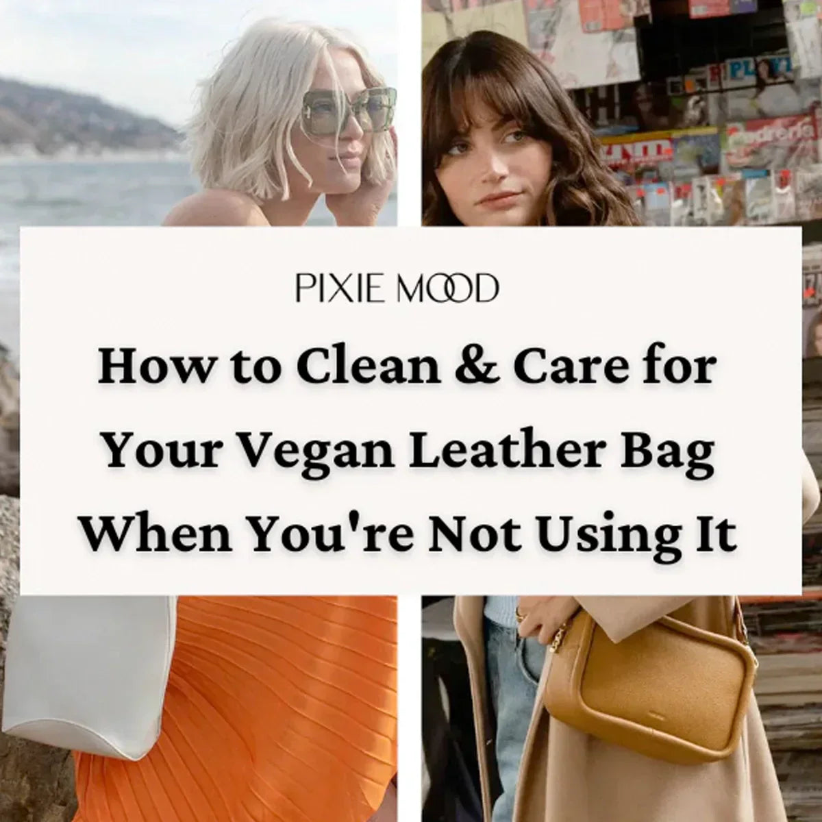 An application scenario or product detail of how to care for vegan leather - Image 7