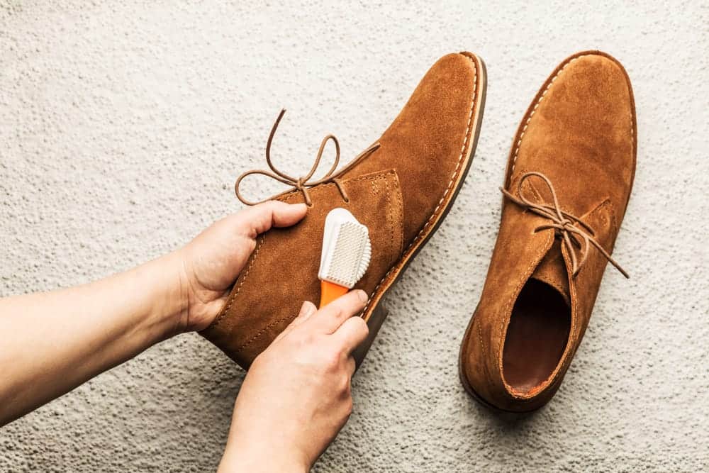 An application scenario or product detail of how to clean leather suede shoes - Image 4