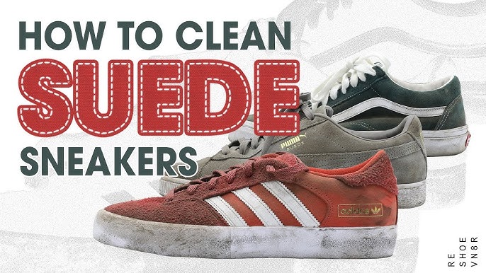 An application scenario or product detail of how to clean synthetic suede shoes - Image 6