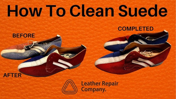 An application scenario or product detail of how to clean synthetic suede shoes - Image 10