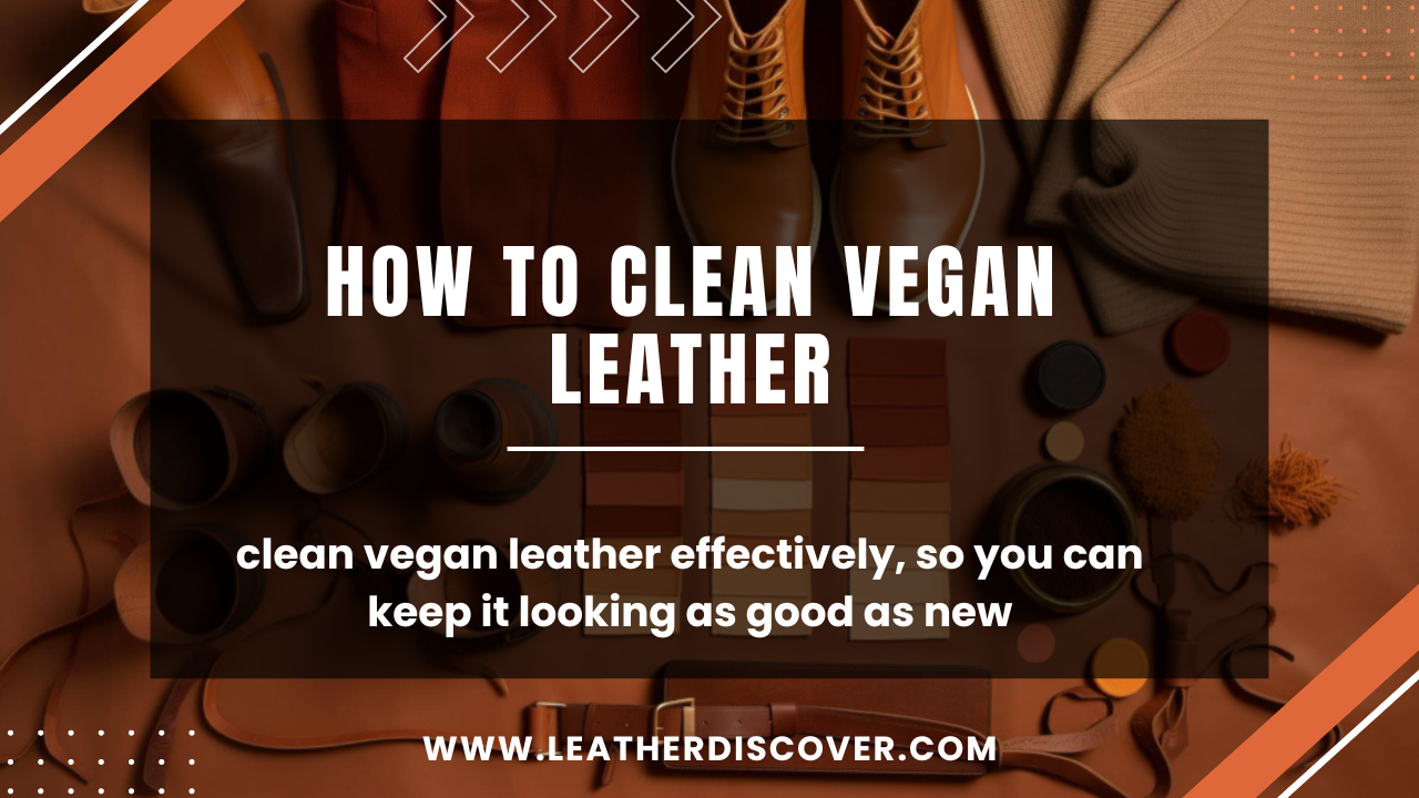 An application scenario or product detail of how to clean vegan leather - Image 8