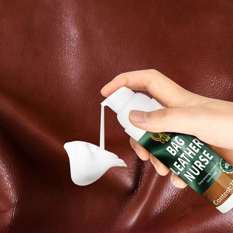 An application scenario or product detail of how to get oil off leather - Image 11