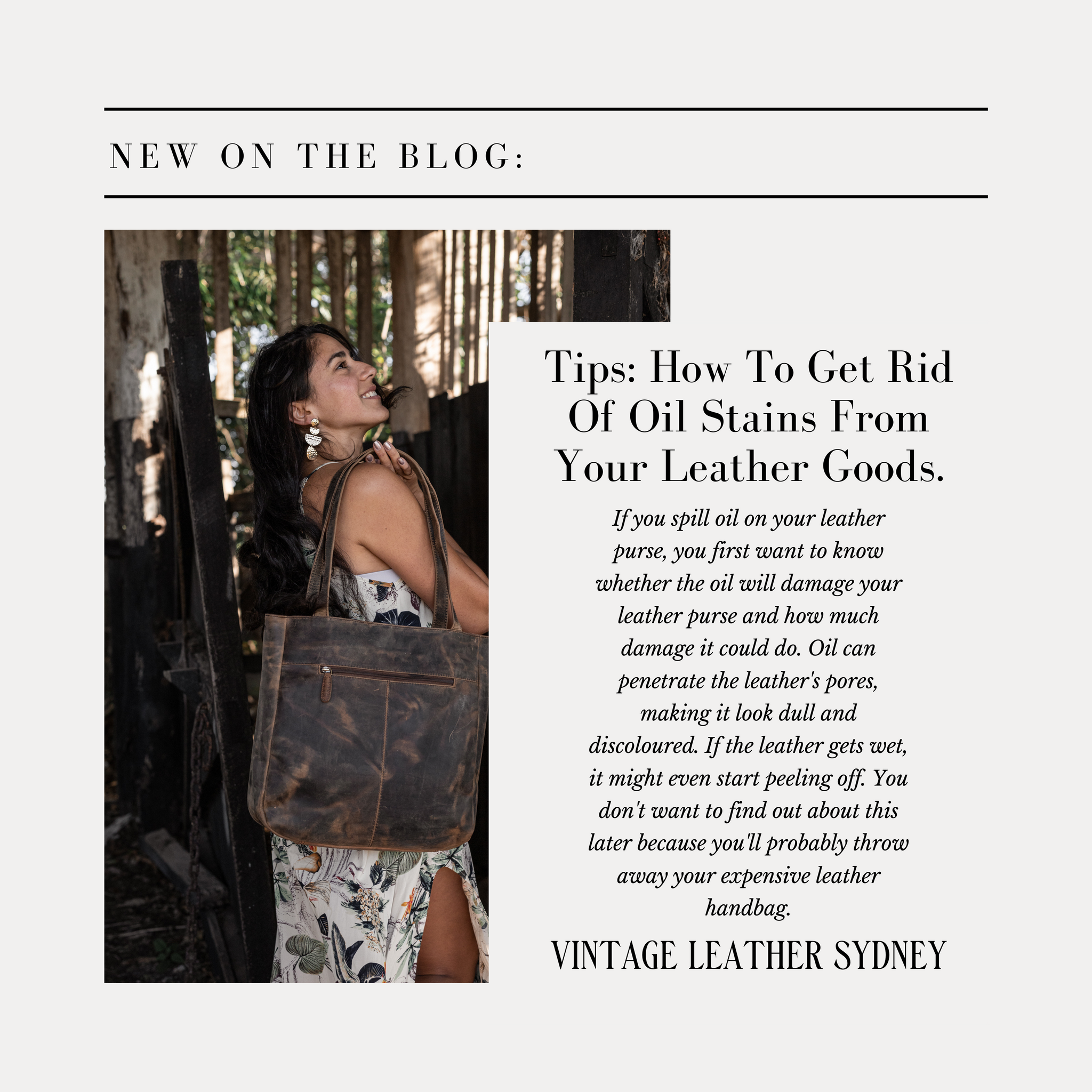 An application scenario or product detail of how to get rid of oil stains on leather - Image 7