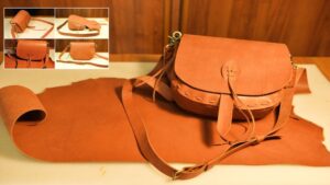 Featured image for the how to make a leather bag guide