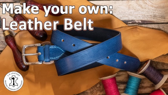 An application scenario or product detail of how to make a leather belt - Image 2