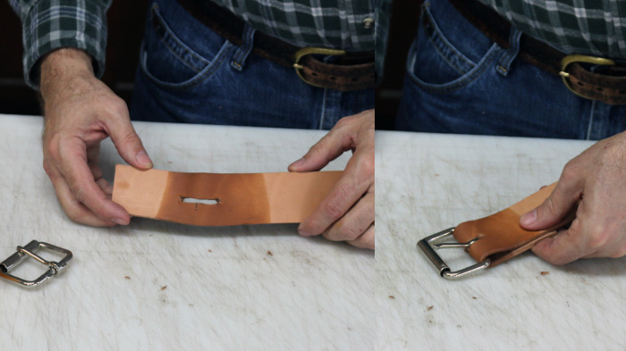 An application scenario or product detail of how to make a leather belt - Image 19
