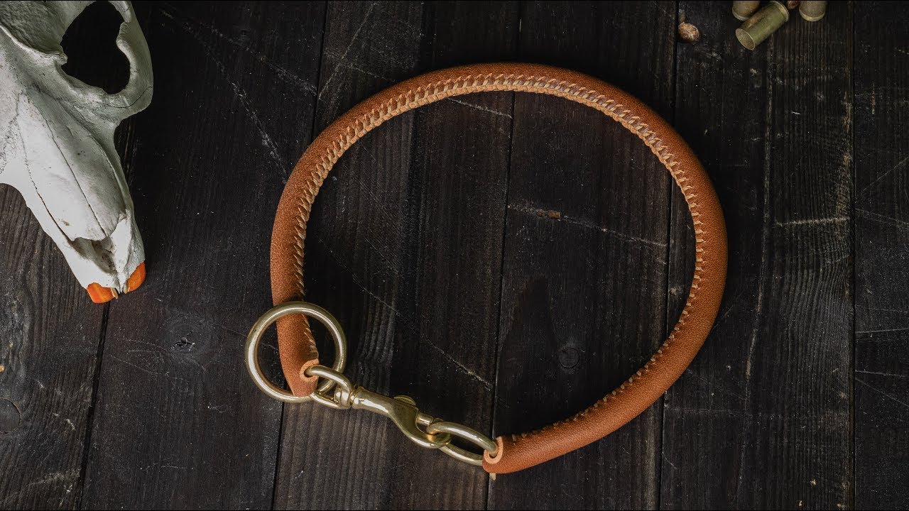 An application scenario or product detail of how to make a leather dog collar - Image 22