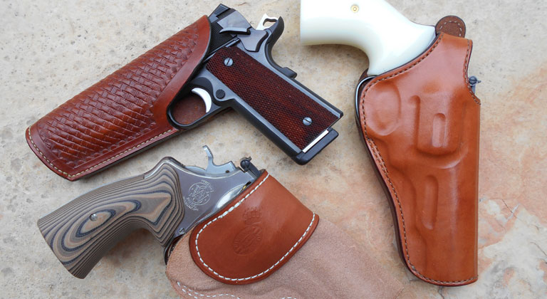An application scenario or product detail of how to make a leather gun holster - Image 22