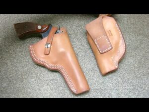 Featured image for the how to make a leather gun holster guide