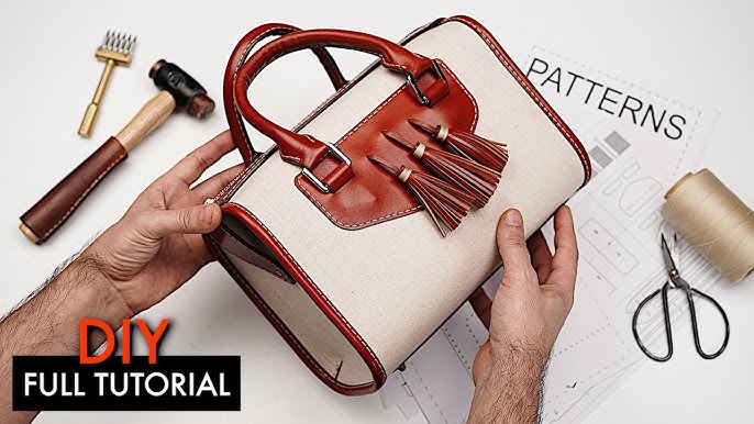 An application scenario or product detail of how to make a leather handbag - Image 8