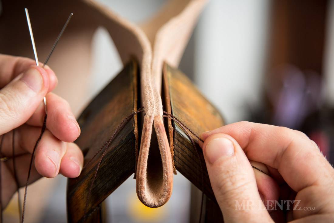 An application scenario or product detail of how to make a leather holster - Image 8