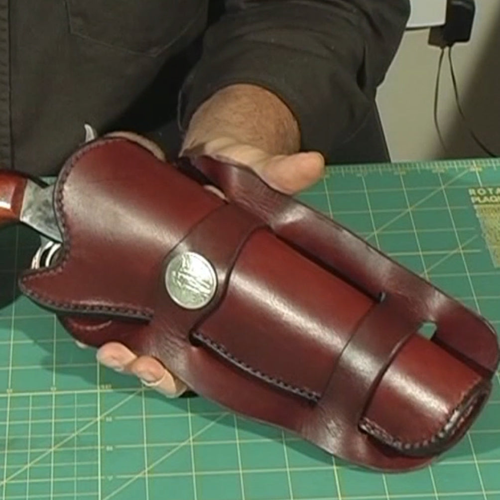 An application scenario or product detail of how to make a leather holster - Image 9
