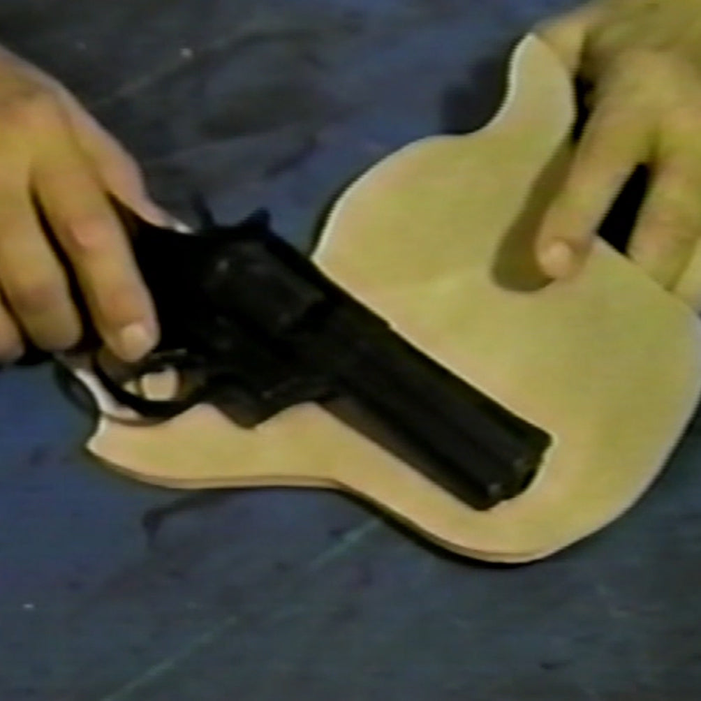 An application scenario or product detail of how to make a leather holster - Image 12