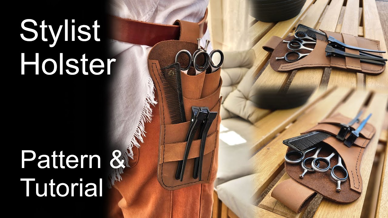 An application scenario or product detail of how to make a leather holster - Image 14