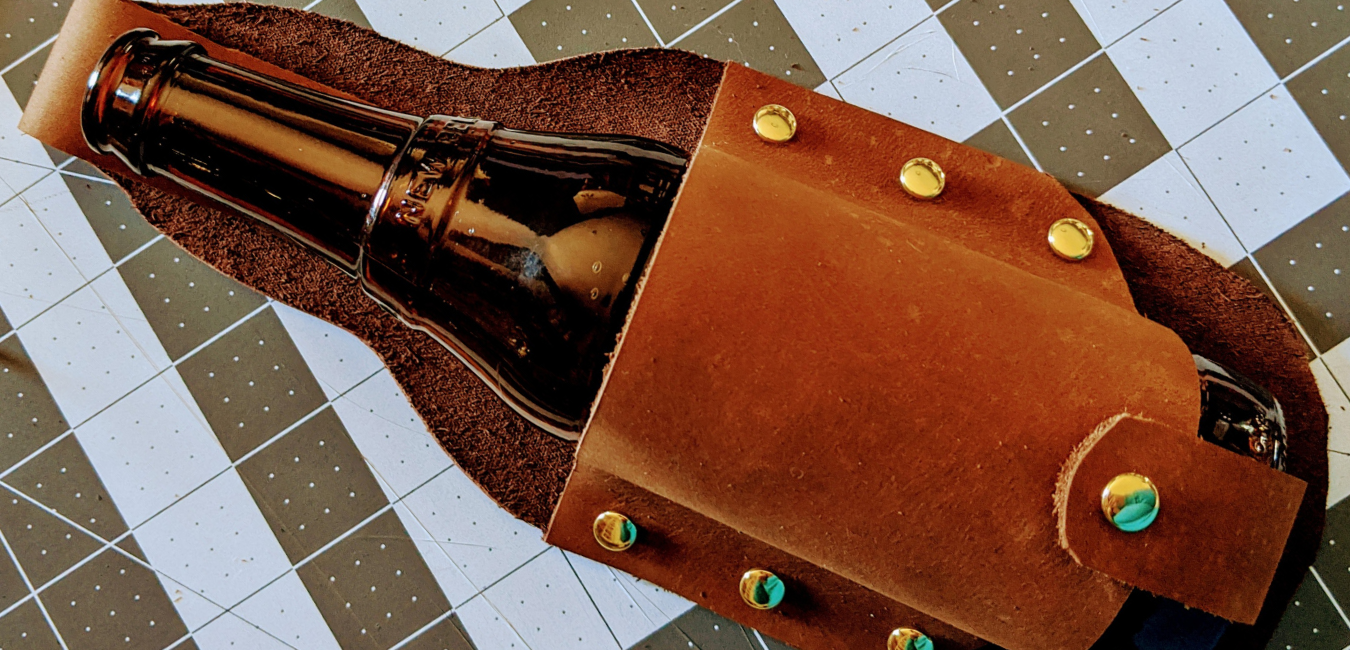 An application scenario or product detail of how to make a leather holster - Image 22