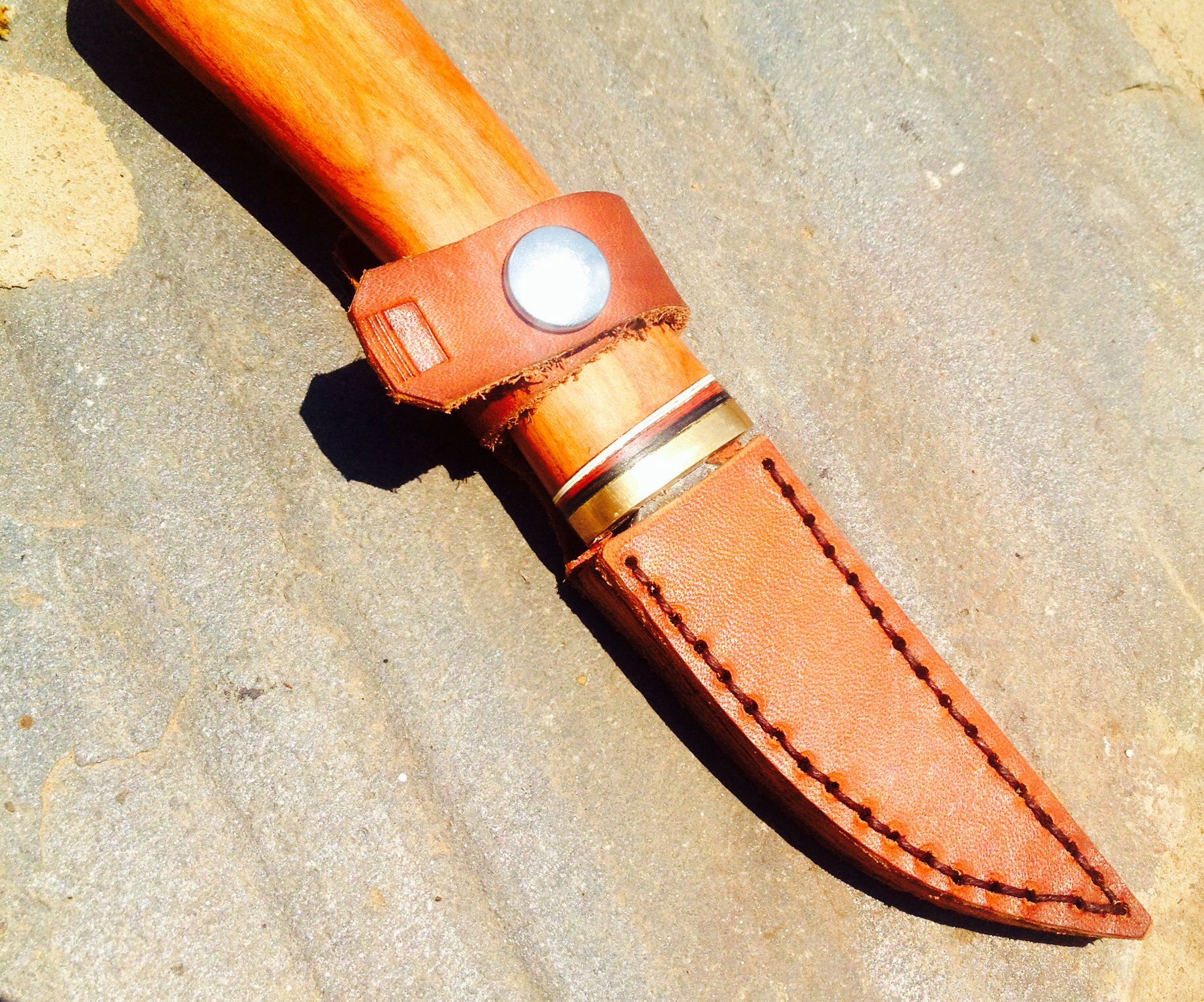 An application scenario or product detail of how to make a leather knife sheath - Image 6
