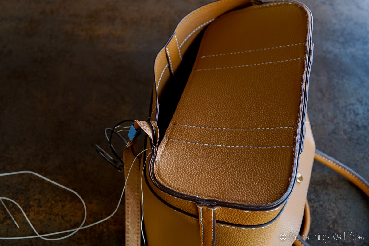 An application scenario or product detail of how to make a leather purse - Image 19