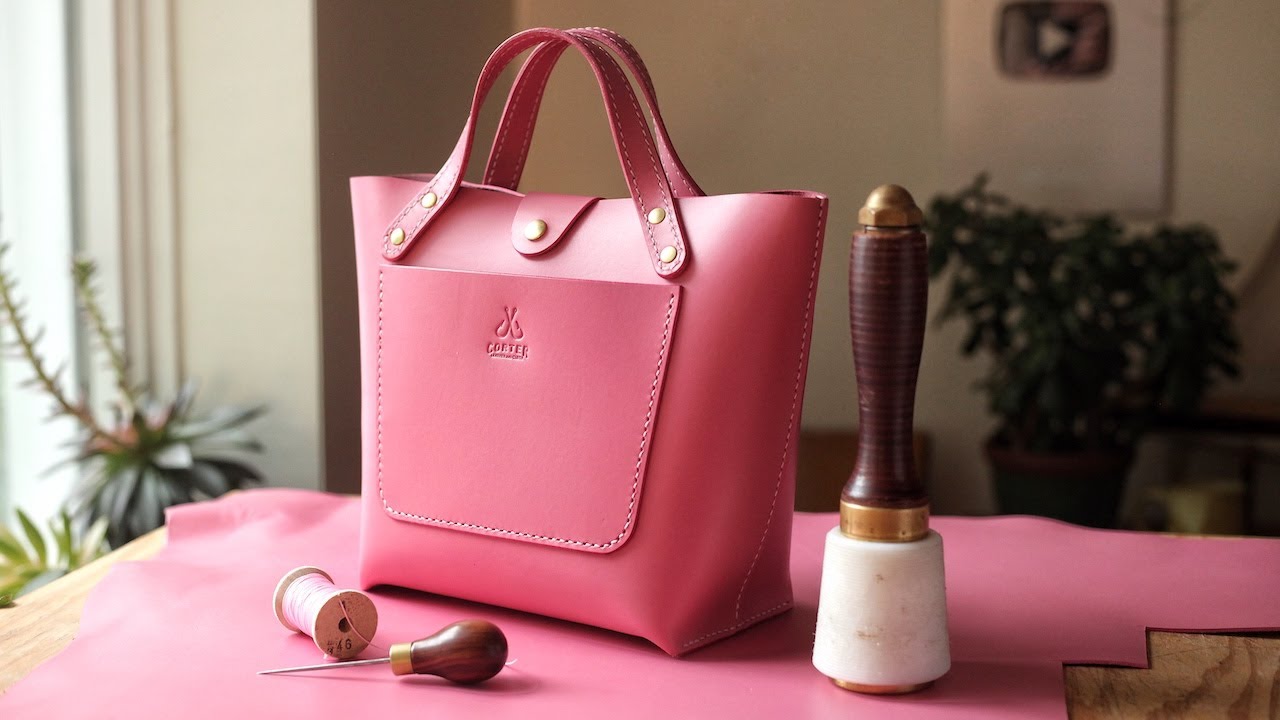 An application scenario or product detail of how to make a leather purse - Image 22