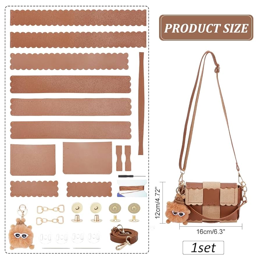 An application scenario or product detail of how to make a leather purse - Image 24