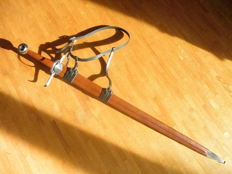 An application scenario or product detail of how to make a leather scabbard - Image 6