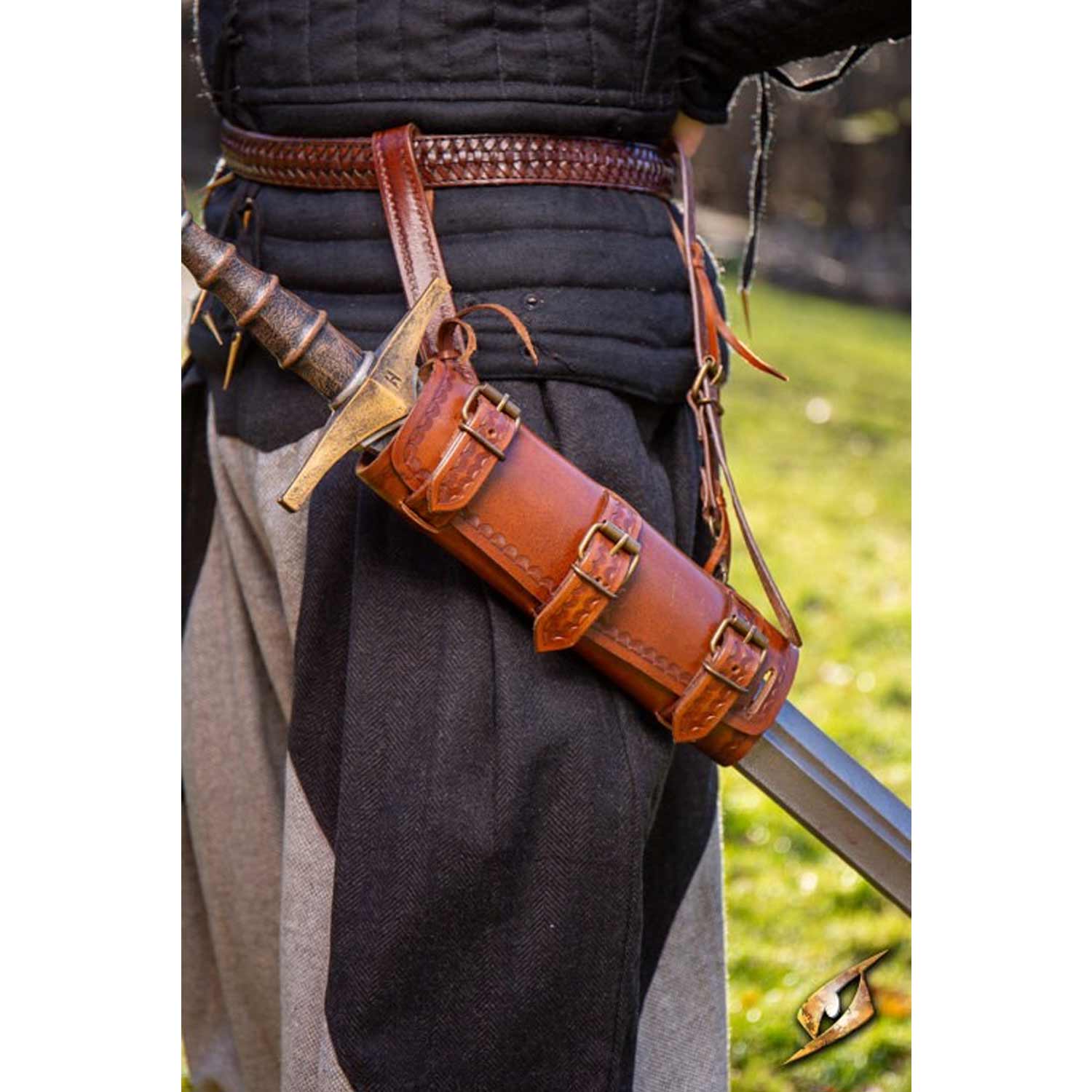 An application scenario or product detail of how to make a leather scabbard - Image 17