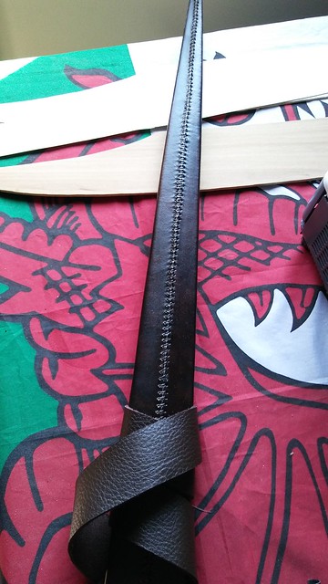An application scenario or product detail of how to make a leather scabbard - Image 19