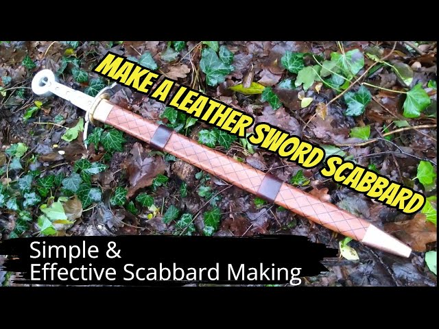An application scenario or product detail of how to make a leather scabbard - Image 20