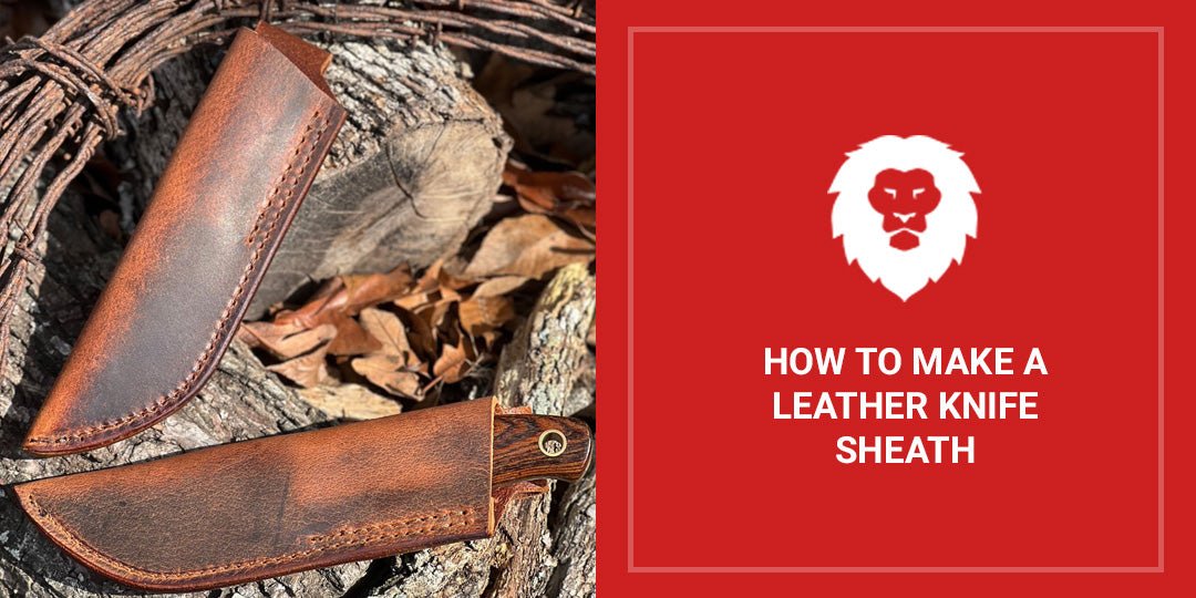 An application scenario or product detail of how to make a leather sheath - Image 1