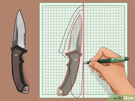 An application scenario or product detail of how to make a leather sheath - Image 2