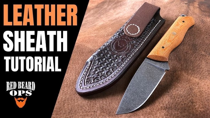 An application scenario or product detail of how to make a leather sheath - Image 3