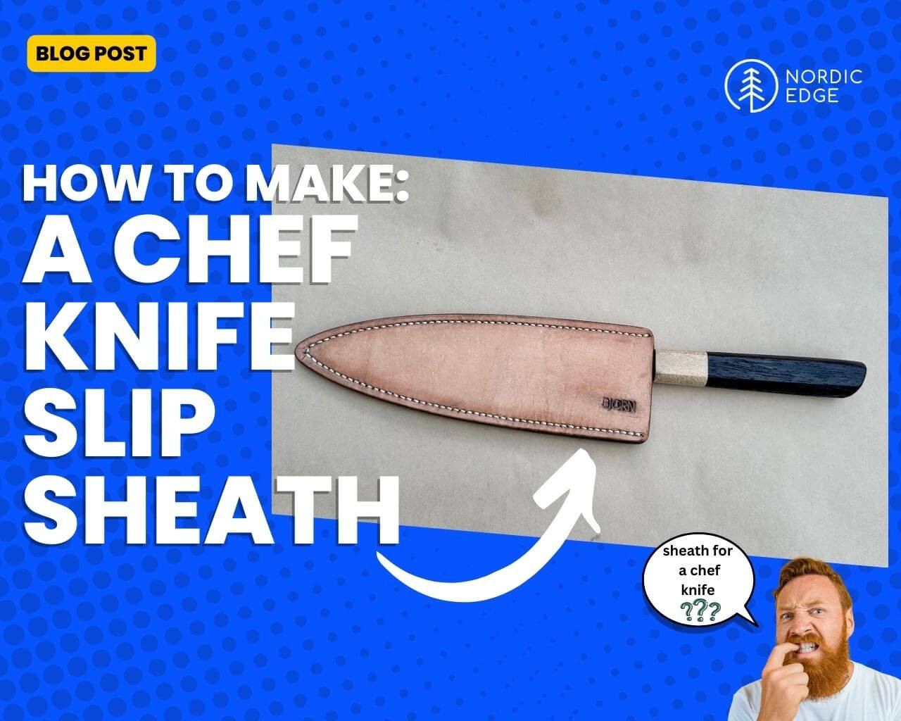 An application scenario or product detail of how to make a leather sheath - Image 4