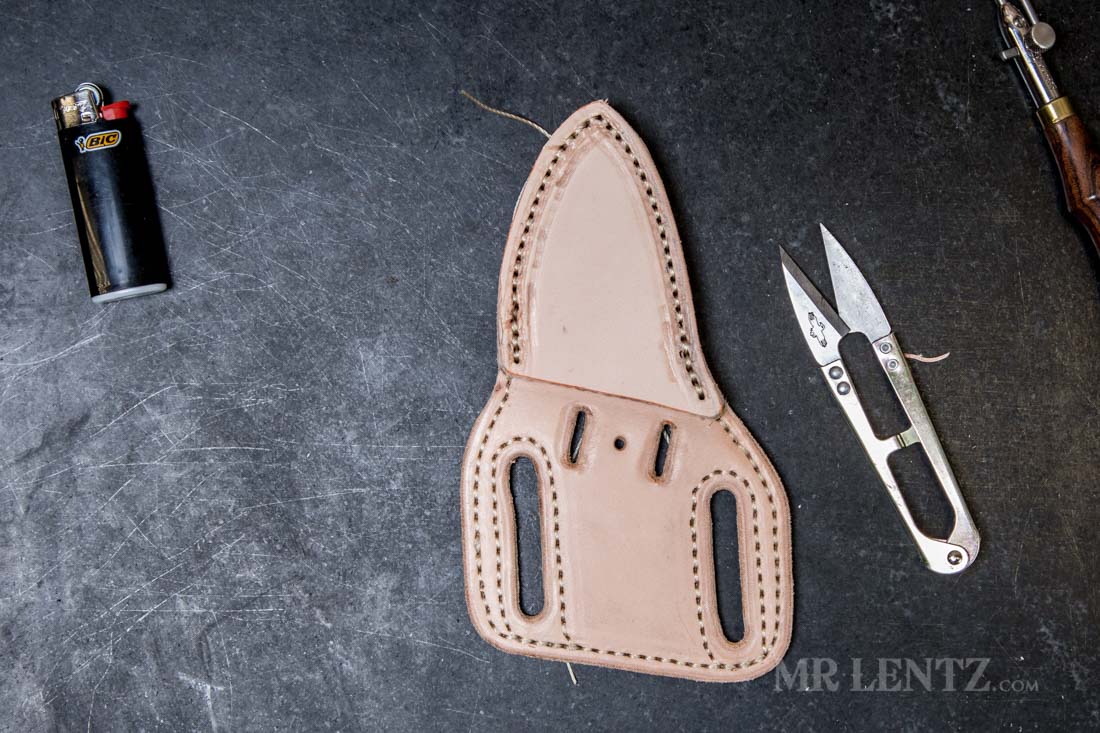 An application scenario or product detail of how to make a leather sheath - Image 18