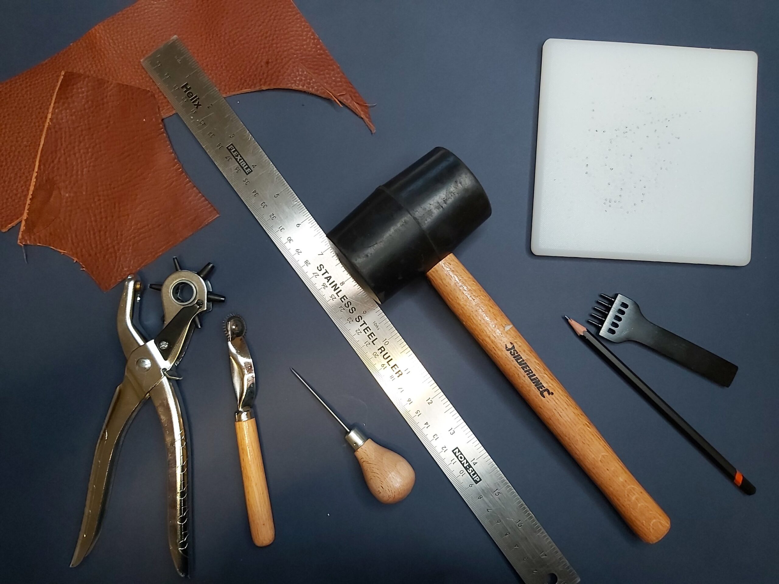An application scenario or product detail of how to make holes in leather - Image 2
