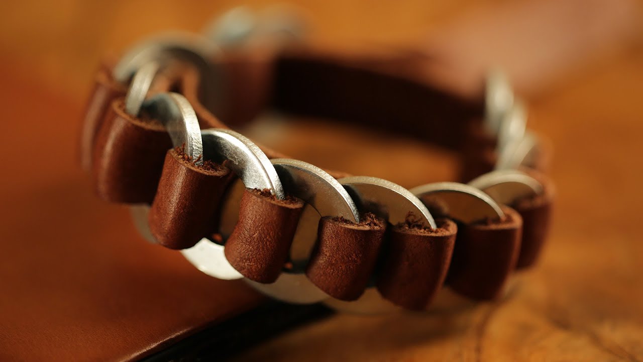 An application scenario or product detail of how to make leather bracelets - Image 5