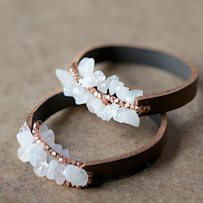 An application scenario or product detail of how to make leather bracelets - Image 12