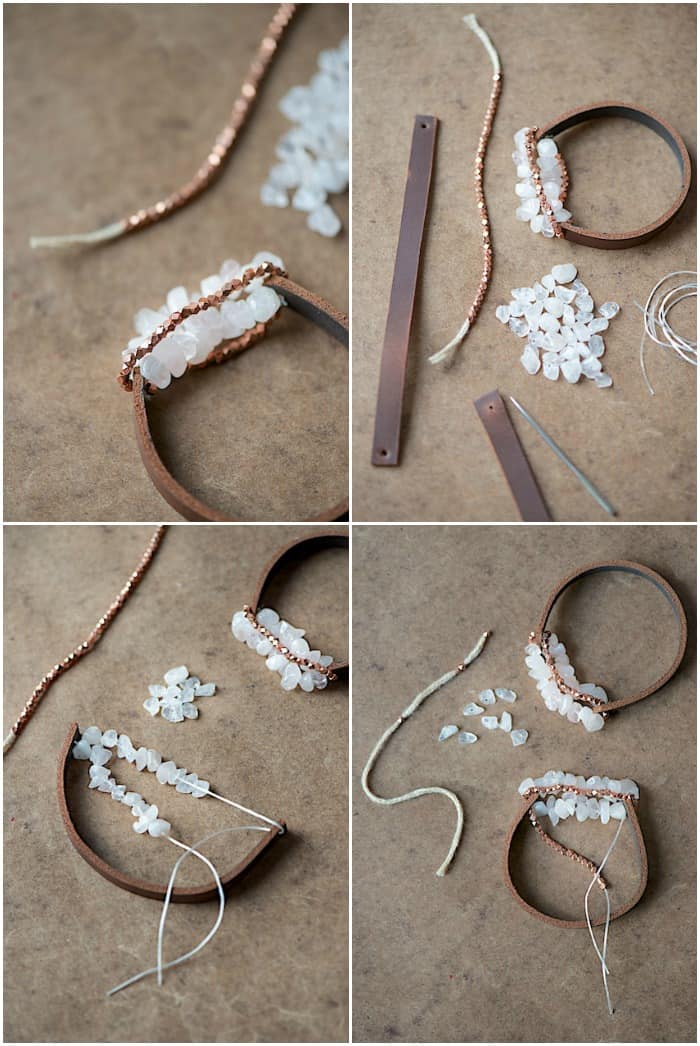 An application scenario or product detail of how to make leather bracelets - Image 20