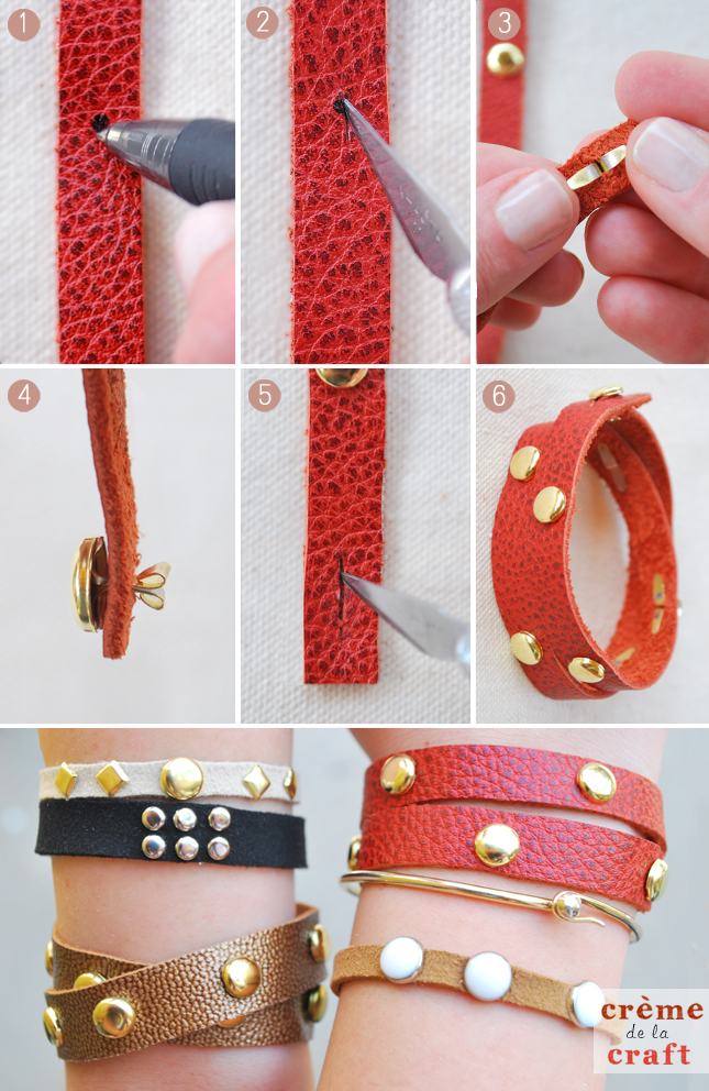 An application scenario or product detail of how to make leather bracelets - Image 21
