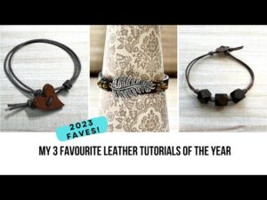 Featured image for the how to make leather bracelets guide