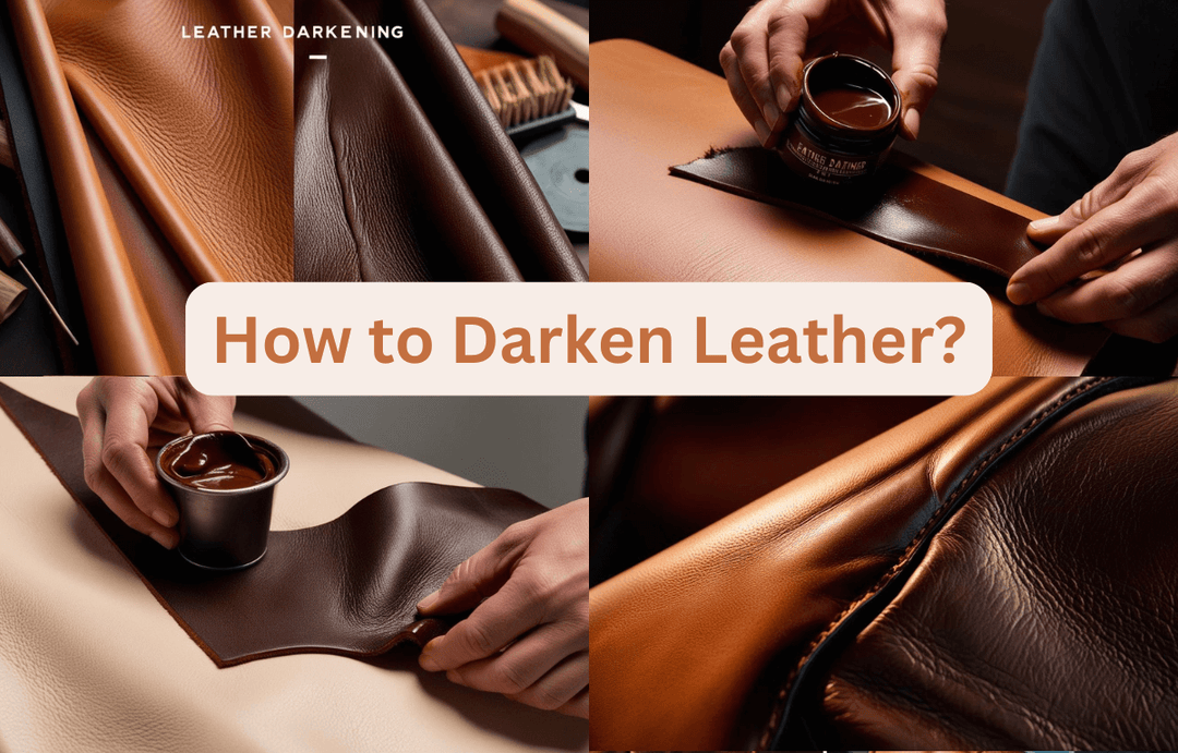 Featured image for the how to make leather darker guide