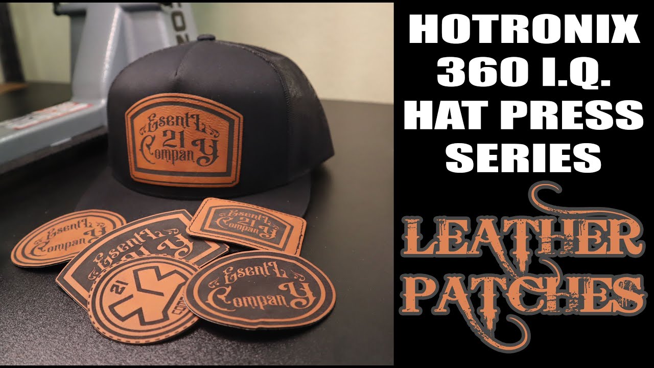 An application scenario or product detail of how to make leather patches for hats - Image 3