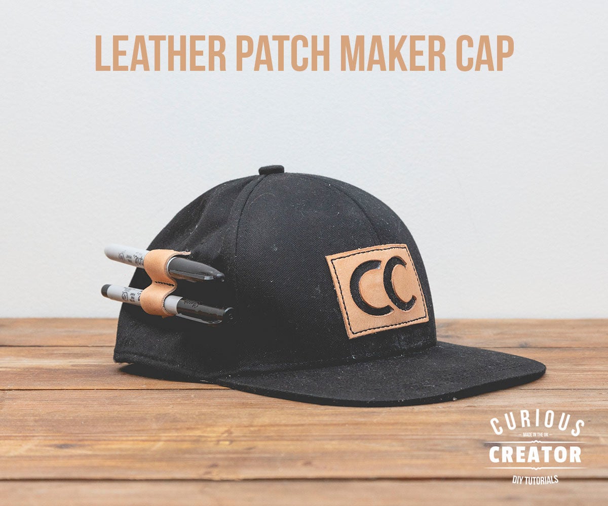 An application scenario or product detail of how to make leather patches for hats - Image 7